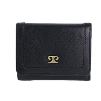 Pierre Cardin Italian Leather Ladies Tri-Fold Flat Wallet