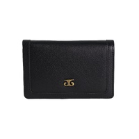 Pierre Cardin Italian Leather Snap Button Bi-Fold Ladies Flat Wallet